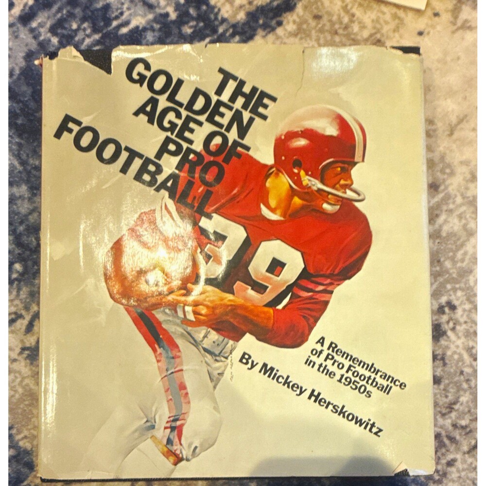 The Golden Age of Pro Football by Mickey Herskowitz Hardcover First Edition